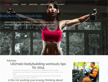 Tablet Screenshot of bodybuildingtips-list.com